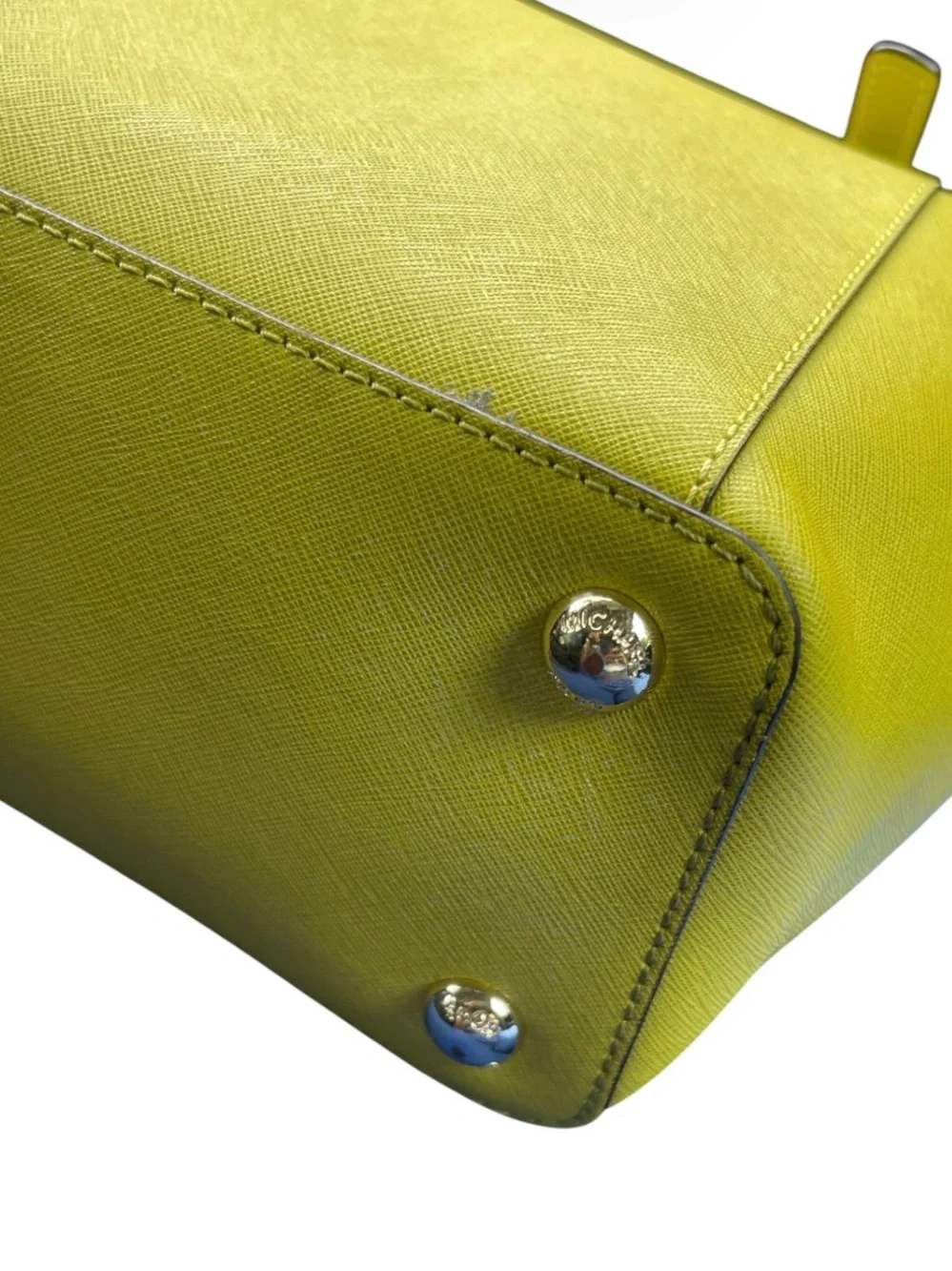 Michael Kors Bright Yellow Saffiano Leather Tote